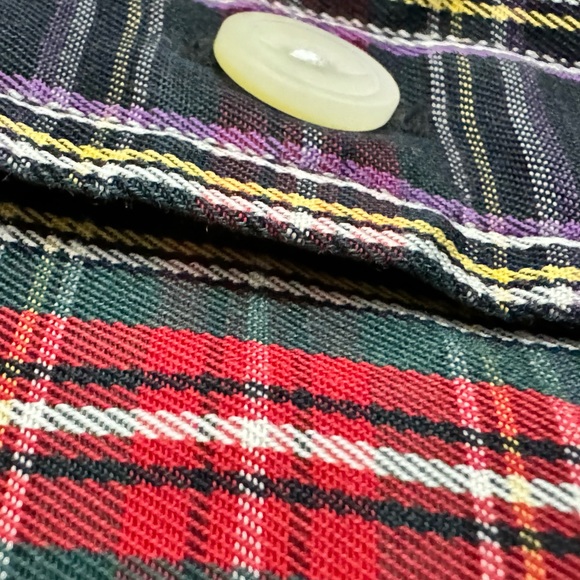 Hickey Freeman Men’s Plaid Button-Up Long Sleeve  Shirt Size Medium - Picture 2 of 6